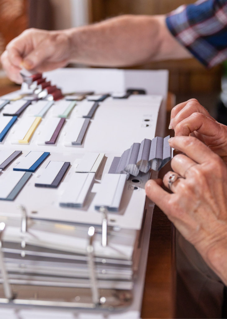 plisy wzornik z materiałami